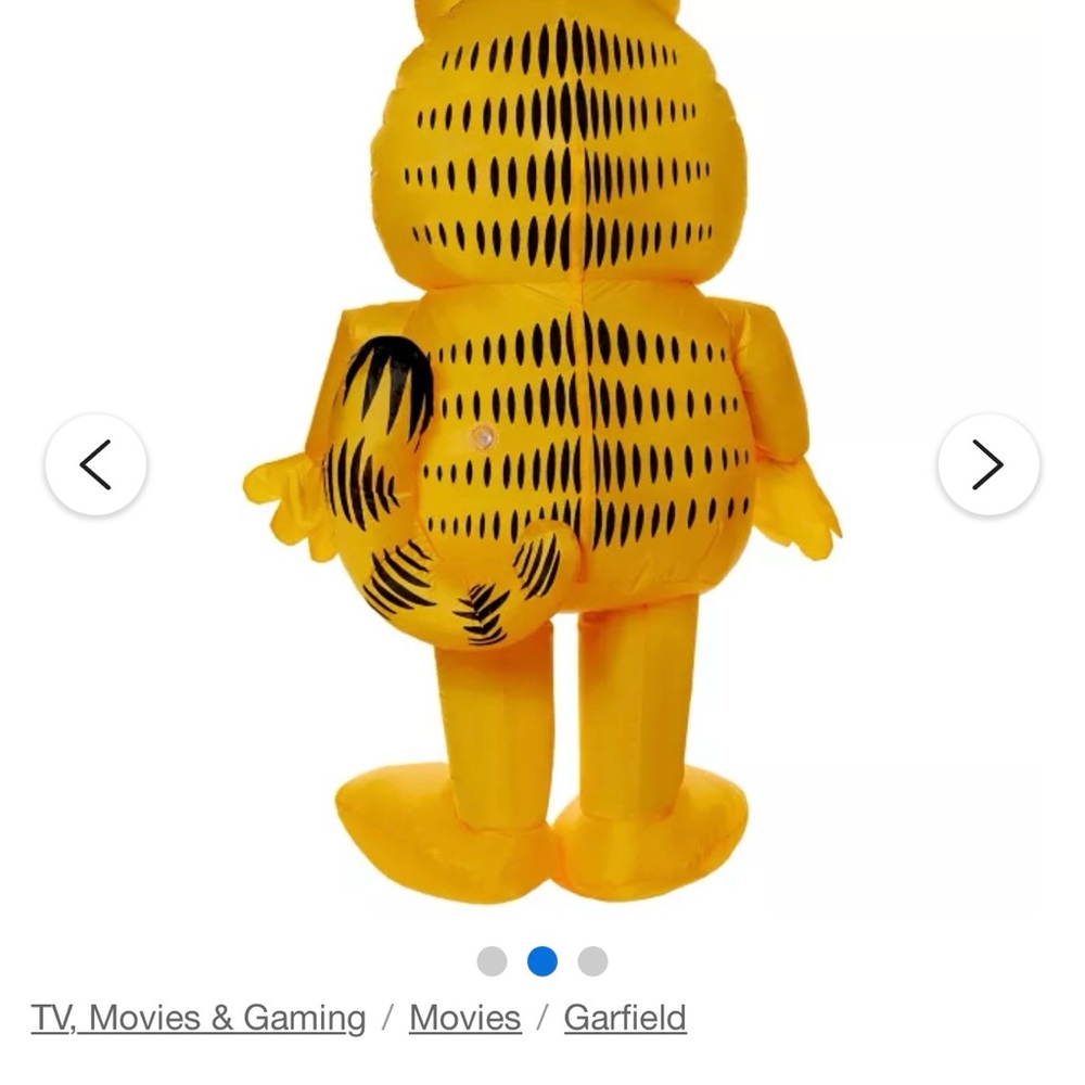 Garfield Inflatable costume - Picture 2 of 3